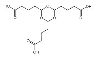 4,4',4''-[1,3,5]trioxane-2,4,6-triyl-tris-butyric acid结构式