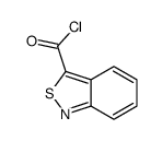 2,1-Benzisothiazole-3-carbonyl chloride (9CI) structure