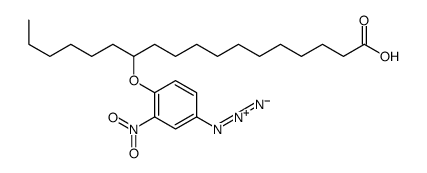 12-(4-Azido-2-nitrophenoxy)stearic acid Structure