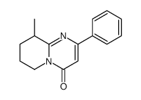 9-methyl-2-phenyl-6,7,8,9-tetrahydropyrido[1,2-a]pyrimidin-4-one结构式