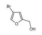 (4-溴呋喃-2-基)甲醇结构式