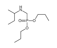 N-(dipropoxyphosphorylmethyl)butan-2-amine Structure