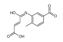 4-(2-methyl-5-nitroanilino)-4-oxobut-2-enoic acid Structure