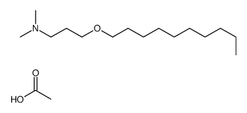 acetic acid,3-decoxy-N,N-dimethylpropan-1-amine Structure