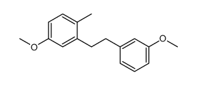 4-methoxy-2-[2-(3-methoxyphenyl)ethyl]-1-methylbenzene结构式