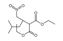 diethyl 2-[(2S)-4-methyl-1-nitropentan-2-yl]propanedioate Structure