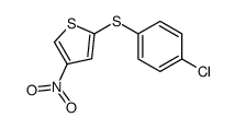 2-(4-chlorophenyl)sulfanyl-4-nitrothiophene Structure