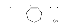 cyclohepten-1-yl(trimethyl)stannane Structure