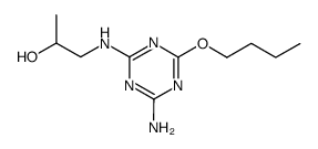 1-[(6-Butoxy-4-amino-1,3,5-triazin-2-yl)amino]-2-propanol picture