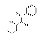 1-(benzenesulfinyl)-1-chloropentan-2-ol结构式