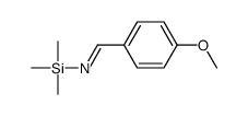 1-(4-methoxyphenyl)-N-trimethylsilylmethanimine Structure