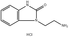 1-(2-氨基乙基)-1H-苯并[D]咪唑-2(3H)-酮盐酸盐结构式