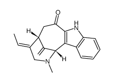 (1R,4E,5S)-4-Ethylidene-1,3,4,5,6,8-hexahydro-2-methyl-13-methylene-1β,5β-methanoazonino[4,3-b]indol-7(2H)-one picture