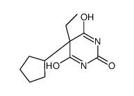 5-Cyclopentyl-5-ethylbarbituric acid structure