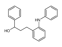 3-(2-anilinophenyl)-1-phenylpropan-1-ol结构式