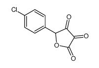 5-(4-chlorophenyl)oxolane-2,3,4-trione Structure