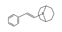 trans-1-(9-borabicyclo{3.3.1}non-9-yl)-2-phenylethene Structure