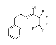 2,2,3,3,3-pentafluoro-N-(1-phenylpropan-2-yl)propanamide结构式