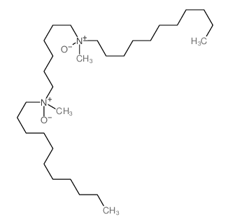 methyl-[6-(methyl-oxido-undecyl-ammonio)hexyl]-oxido-undecyl-azanium Structure