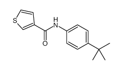 3-Thiophenecarboxamide,N-[4-(1,1-dimethylethyl)phenyl]-(9CI) structure