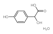 DL-4-羟基扁桃酸单水化合物结构式