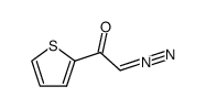 2-oxo-2-(thiophen-2-yl)diazoethane Structure