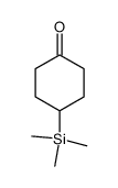 4-trimethylsilylcyclohexan-1-one Structure