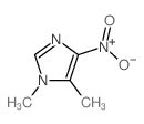 1,5-二甲基-4-硝基咪唑结构式