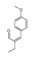 2-[(4-methoxyphenyl)methylidene]butanal Structure