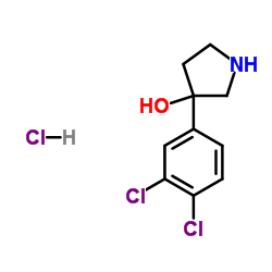 3-(3,4-DICHLOROPHENYL)-3-PYRROLIDINOL结构式