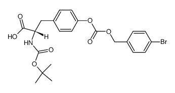 Boc-Tyr(Br-Z)-OH Structure