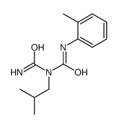 1-carbamoyl-3-(2-methylphenyl)-1-(2-methylpropyl)urea Structure