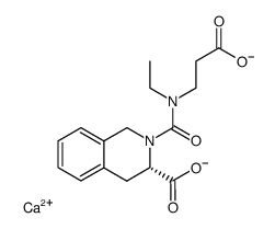 (3S)-2--1,2,3,4-tetrahydroisoquinoline-3-carboxylic acid calcium salt Structure