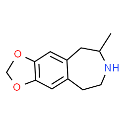 5H-1,3-Dioxolo[4,5-h][3]benzazepine,6,7,8,9-tetrahydro-6-methyl-(9CI) structure