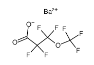 baryum perfluoro-β-methoxypropionate Structure