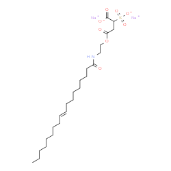 DISODIUM OLEAMIDO MEA-SULFOSUCCINATE Structure