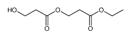 3-ethoxy-3-oxopropyl 3-hydroxypropanoate Structure