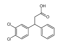 3-(3,4-dichlorophenyl)-3-phenylpropionic acid结构式