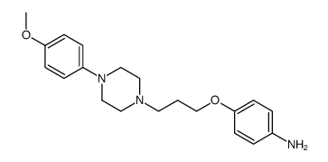 4-[3-[4-(4-methoxyphenyl)piperazin-1-yl]propoxy]aniline结构式