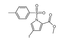 4-iodo-1-(toluene-4-sulfonyl)-1H-pyrrole-2-carboxylic acid Methyl ester Structure