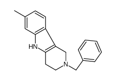 2-benzyl-7-methyl-1,3,4,5-tetrahydropyrido[4,3-b]indole Structure