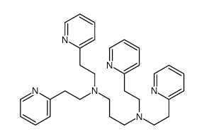 N,N,N',N'-tetrakis(2-pyridin-2-ylethyl)propane-1,3-diamine结构式