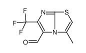 3-methyl-6-(trifluoromethyl)imidazo[2,1-b][1,3]thiazole-5-carbaldehyde Structure