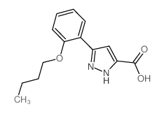 5-(2-Butoxy-phenyl)-2H-pyrazole-3-carboxylic acid picture