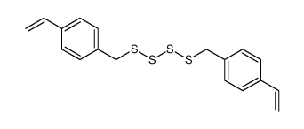 1-ethenyl-4-[[(4-ethenylphenyl)methyltetrasulfanyl]methyl]benzene Structure