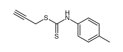 N-(4-Tolyl)-2-propinyl-dithiourethan结构式