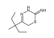 5-(3-methylpentan-3-yl)-6H-1,3,4-thiadiazin-2-amine Structure