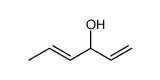 1,4-Hexadien-3-ol, (4E) Structure