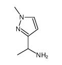 3-(1-氨基乙基)-1-甲基-1H-吡唑结构式