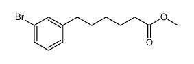 Benzenehexanoic acid, 3-bromo-, methyl ester结构式